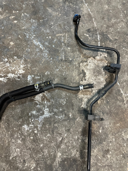 2017 2019 FORD F250 F350 SUPERDUTY DIESEL FUEL COOLER W/ LINES OEM HC34 9N103 AC