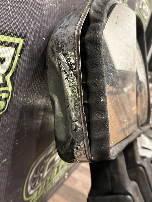 2017-2022 FORD F250 F350 F450 XLT PASSENGER RIGHT TOW MIRROR OEM ~FIRE DAMAGE~