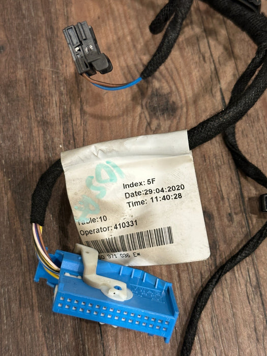 2021 AUDI R8 PASSENGER RIGHT DOOR WIRING HARNESS OEM 4S0 971 036 E