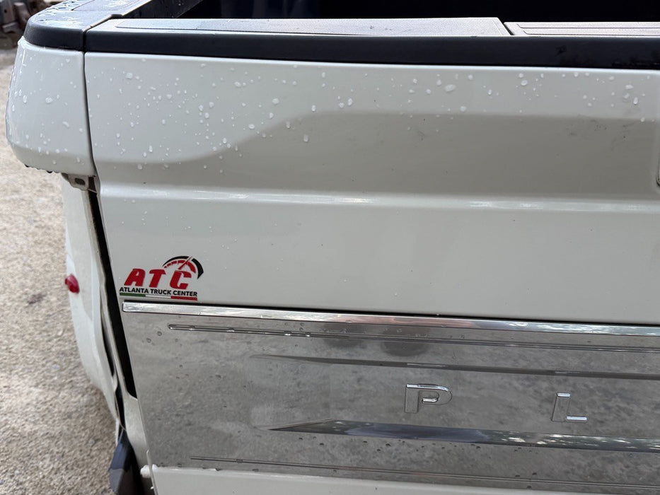 2020 2021 2022 FORD F250 F350 F450 PLATINUM TAILGATE W/ STEP STAR WHITE OEM