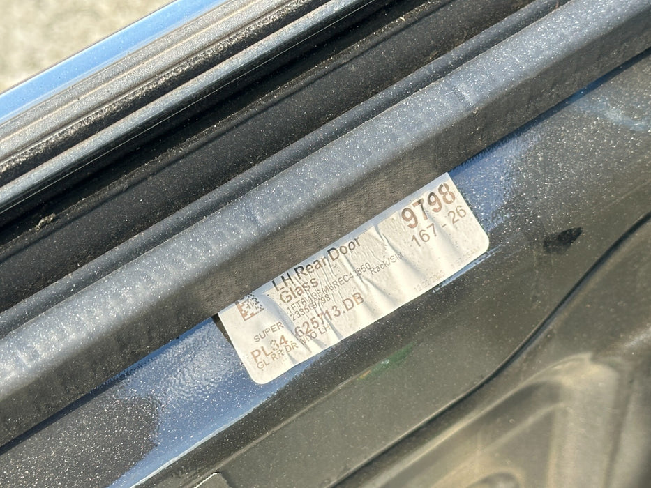 2023 2024 FORD F250 F350 F450 REAR LEFT AGATE BLACK DOOR SHELL ASSEMBLY *DAMAGE*