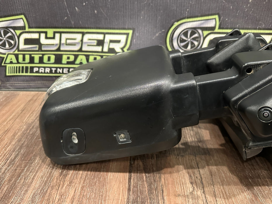 2023-2024 FORD F350 PASSENGER RIGHT CHROME CAP TOW MIRROR W CAMERA OEM