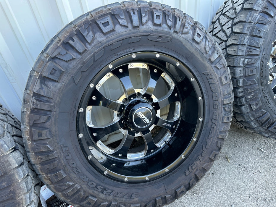 FORD F250 F350 8X170 SOTA OFFROAD 20" WHEELS 37X12.50R20 NITTO RIDGE GRAPPLERS