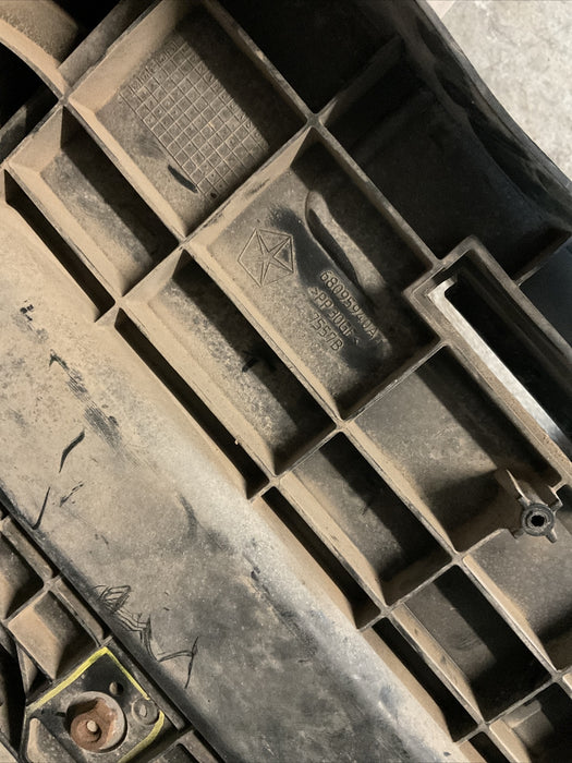2017 RAM 3500 LARAMIE DIESEL 6.7L LEFT DRIVER BATTERY TRAY OEM 2013-2018~DAMAGE~