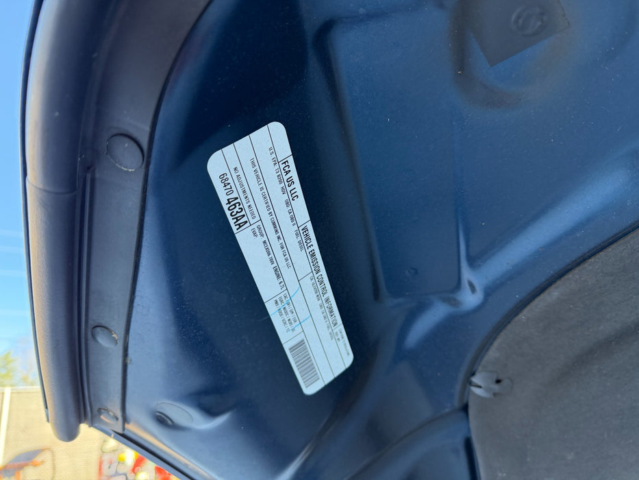 2021 RAM 2500 3500 HOOD ASSEMBLY BLUE PAINT CODE - PPX - 2019 2020 2021 2024