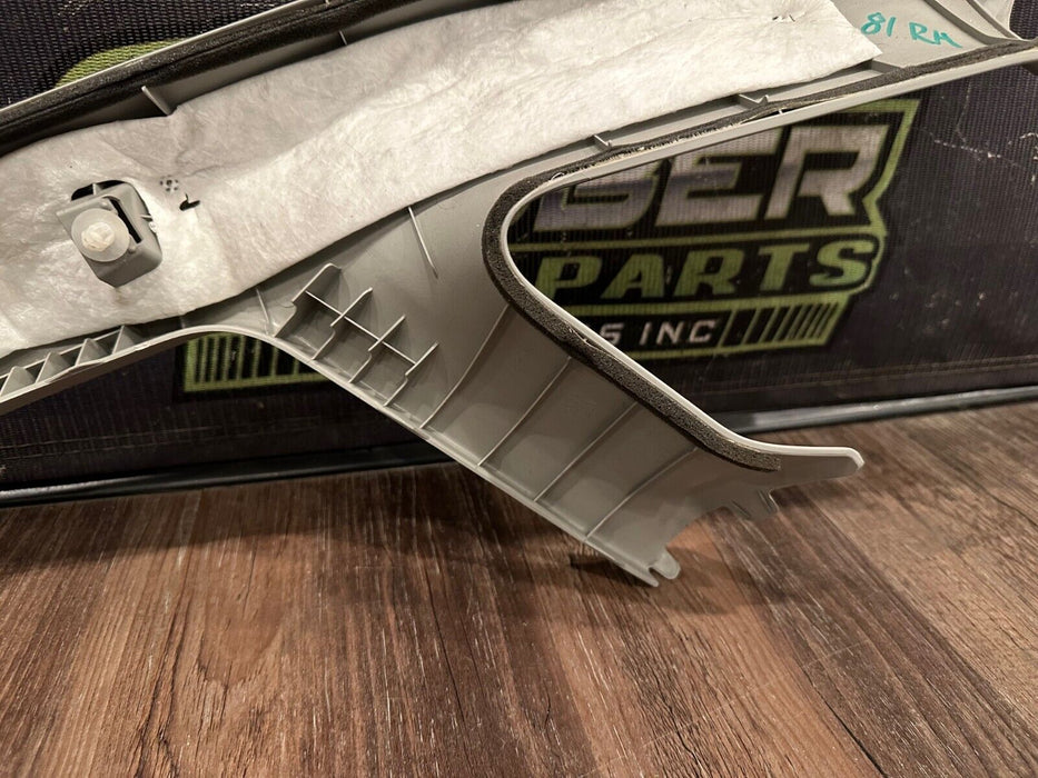 2014 TOYOTA PRIUS V FRONT RIGHT RH GRAY A PILLAR TRIM PANEL OEM 62211-47120