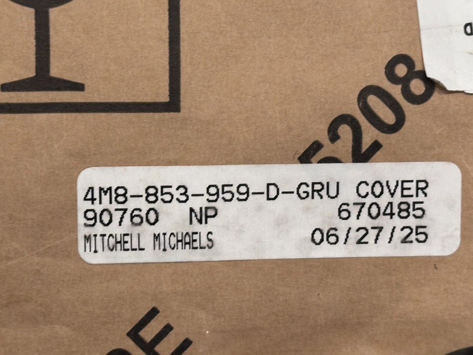 2020 AUDI RS Q8 FRONT LEFT LOWER DOOR MOLDING CARBON FIBER TRIM OEM 4M8 853 959