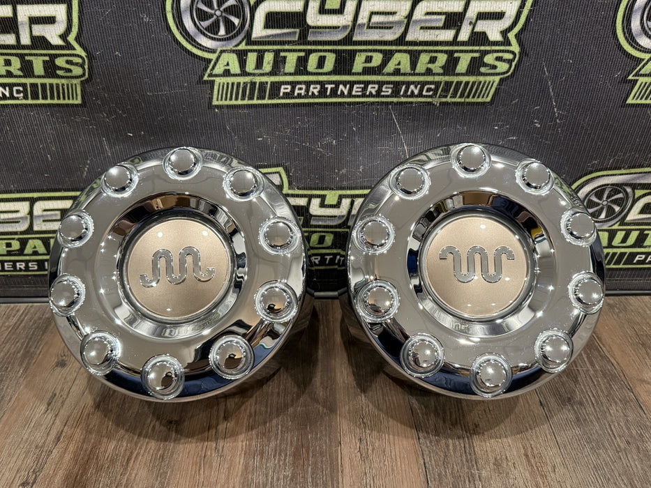 2017-2026 FORD F450 KING RANCH DUALLY REAR WHEEL HUB CAPS OEM