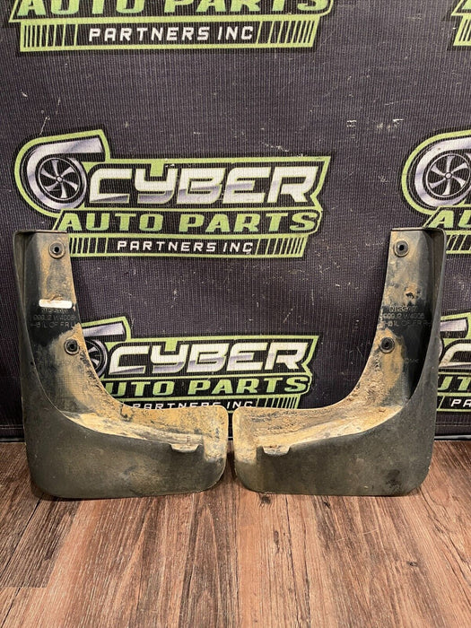 2016 NISSAN TITAN XD RONT LEFT RIGHT MUD FLAP SPLASH GUARD PAIR OEM