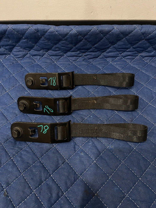 2017 DODGE RAM 2500 CHILD REAR CAR SEAT TETHER STRAP SET OEM (3) P52029441AA