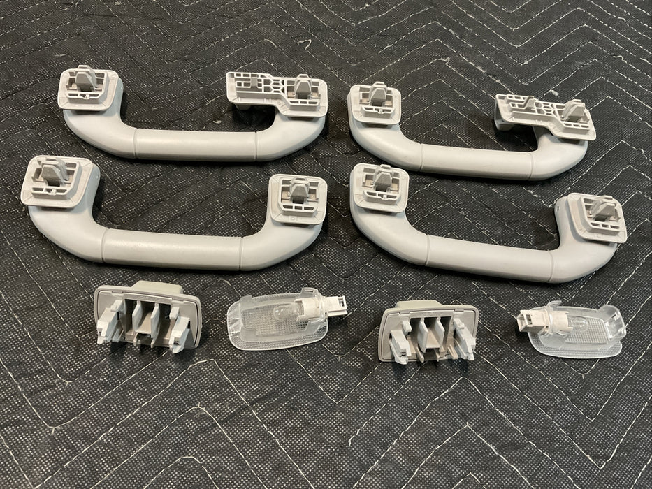 2013 MERCEDES C300 INTERIOR OVER HEAD ROOF HANDLES KIT OEM