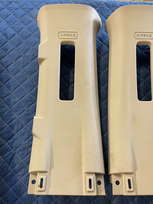 2017-2019 FORD F250 F350 F450 LIMITED LEFT & RIGHT UPPER B PILLAR TRIMS OEM