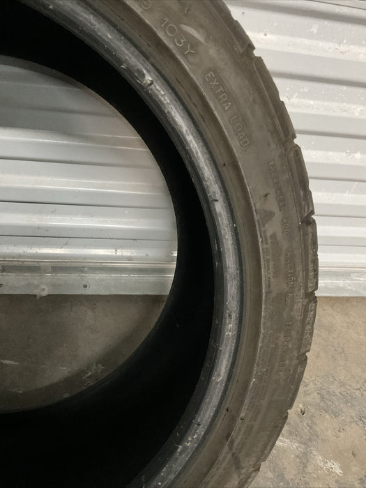 2018 NISSAN 370 NISMO REAR TIRE BFGOODRICH G-FORCE COMP-2 A/2~COSMETIC WEAR~