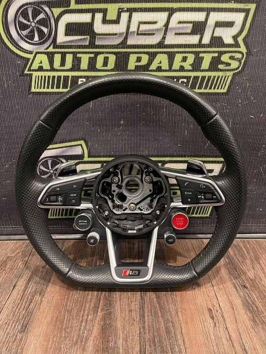 2017 2018 AUDI R8 PLUS STEERING WHEEL ASSEMBLY OEM GENUINE 20K MILES