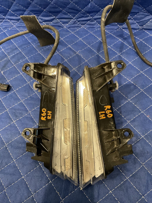 2017 INFINITI Q50 RED SPORT FOG LIGHT & TURN SIGNAL LIGHT & BEZAL COVER 6PC SET