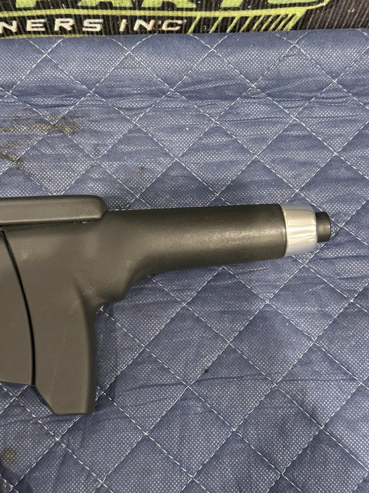 2014 AUDI R8 LEATHER EMERGENCY PARKING HAND E BRAKE PULL LEVER OEM