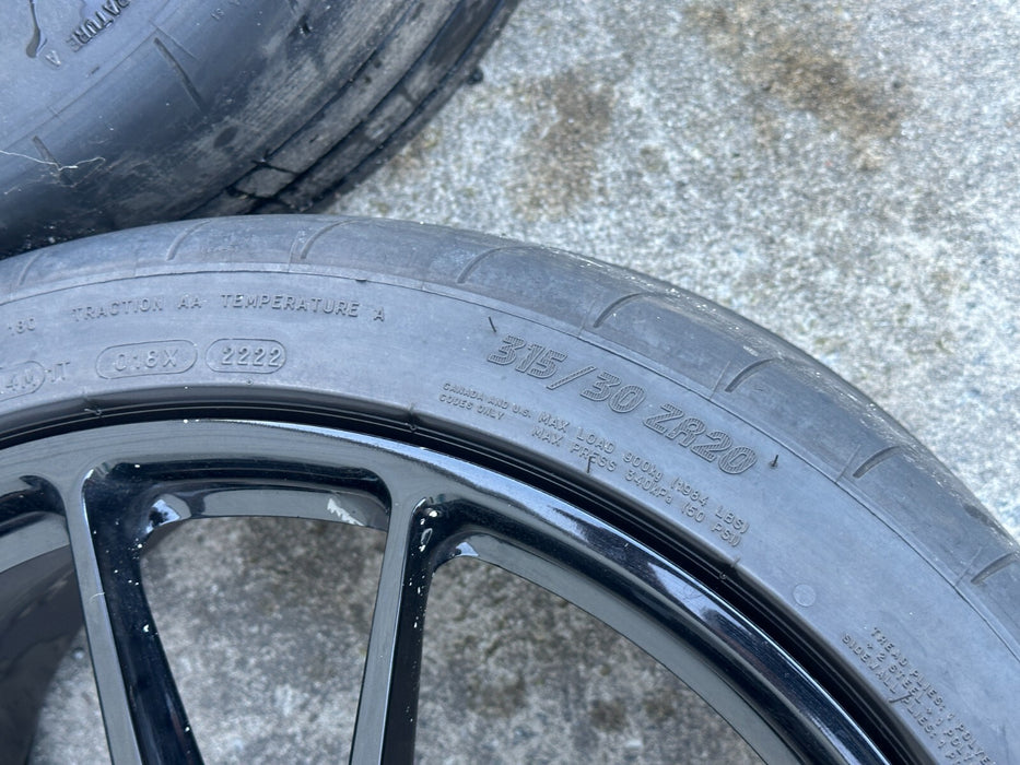 AUDI R8 LAMBORGHINI HURACAN 5X112 HRE P104 WHEELS RIMS 20X12 +46 / 20X9 +38