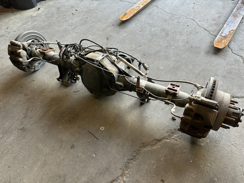 2017 2018 2019 FORD F250 F350 DIESEL REAR AXLE ASSEMBLY 4X4 3.55 RATIO 46K MILES