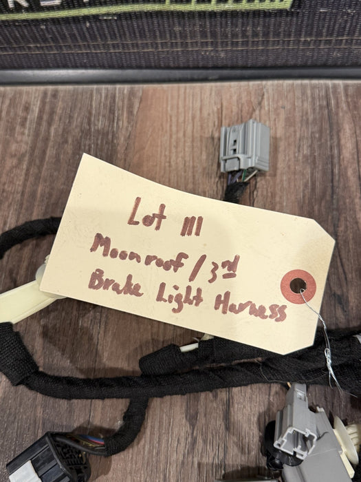 2017-2019 FORD F250 F350 F450 MOONROOF 3RD THIRD BRAKE LIGHT HARNESS OEM