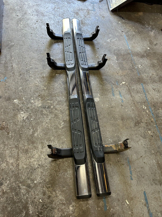 2016 2017 2018 NISSAN TITAN XD PRO-4X CREW CAB LEFT RIGHT STEPS RUNNING BOARDS