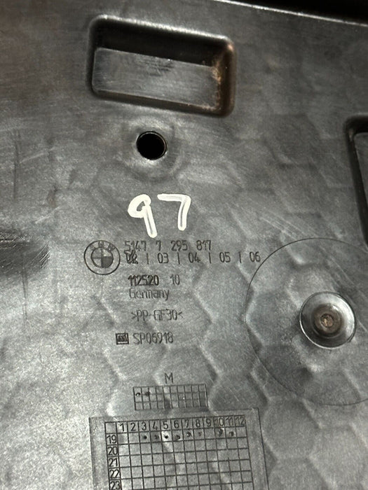 2020 BMW M4 F82 LEFT TRUNK SIDE TRIM SUPPORT PANEL OEM 51477295817