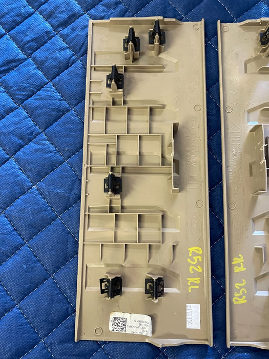 2017 2018 2019 FORD F250 F350 F450 LARIAT TAN REAR SCUFF KICK PLATE SET OEM