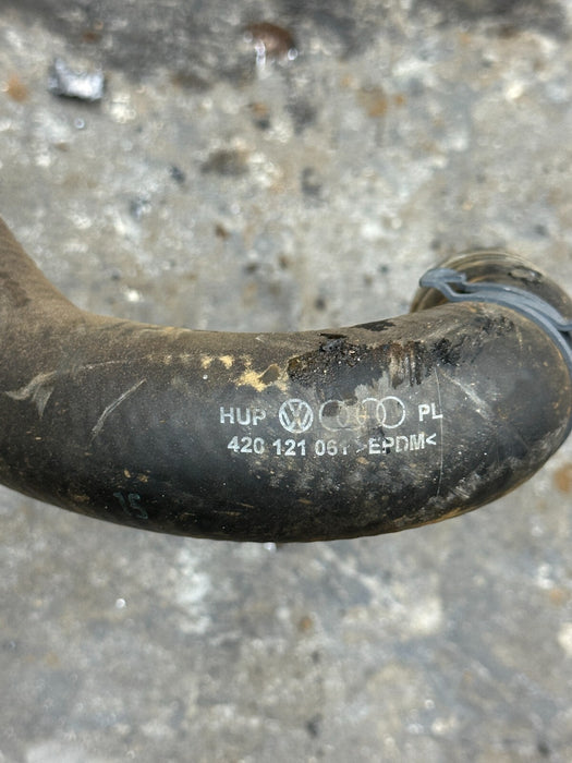 2014 AUDI R8 FRONT PASSENGER RIGHT COOLANT HOSE PIPE OEM 420 121 065 420121065