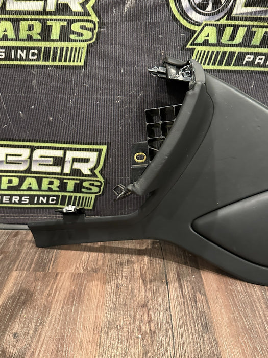 2017 AUDI R8 LEFT CONSOLE DASH KNEE PANEL TRIM OEM 4S1 858 970