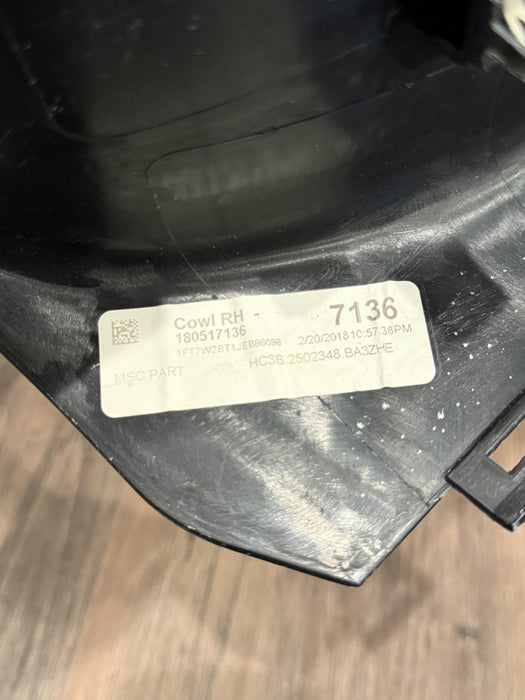 2017-2019 FORD F250 F350 F450 FRONT RIGHT KICK PANEL FUSE BOX COVER OEM *FLAWS*