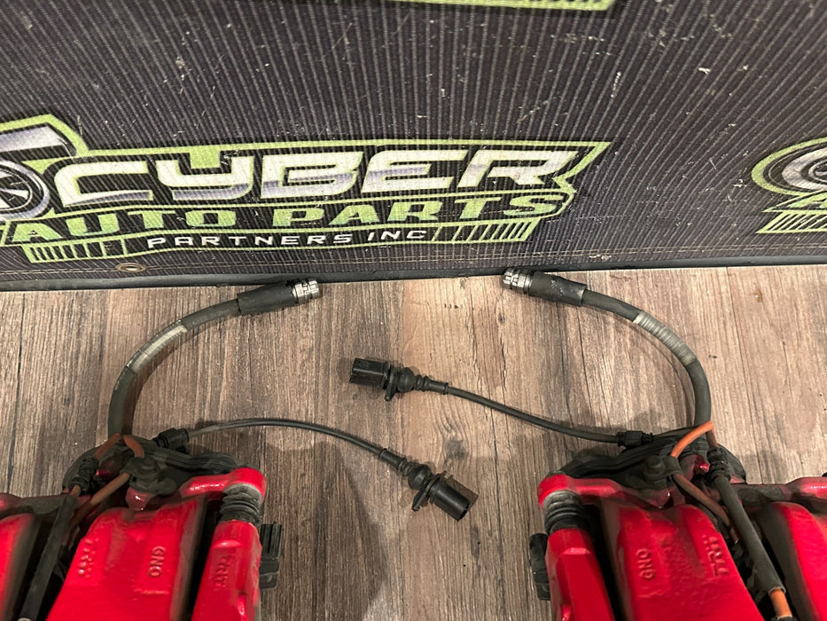 2018-2024 LAMBORGHINI URUS FRONT REAR CARBON CERAMIC BRAKE CALIPERS OEM