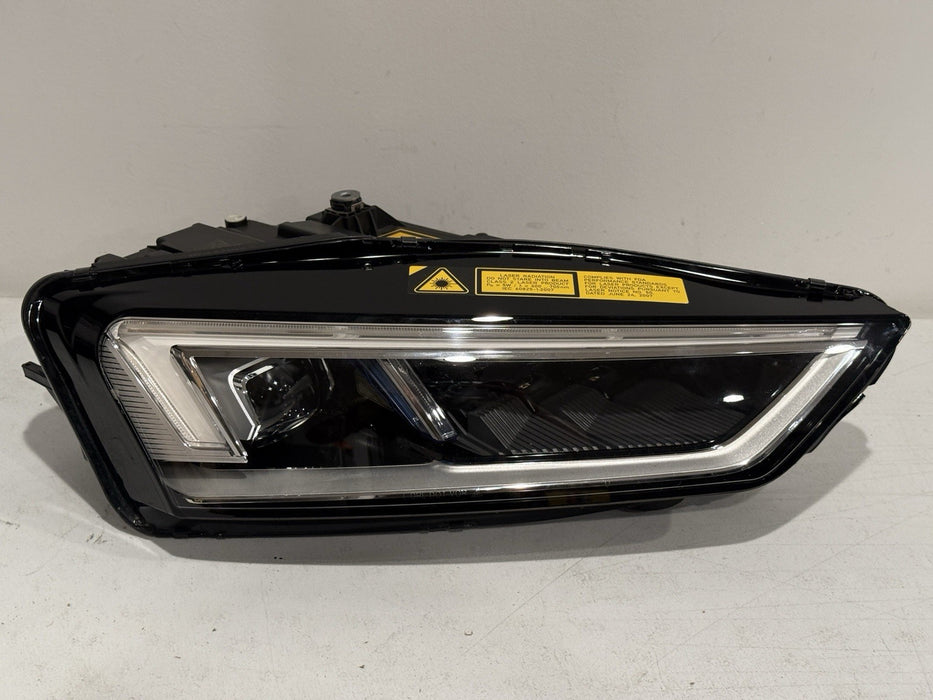 2017 2018 AUDI R8 LED LASER LEFT RIGHT HEADLIGHT PAIR OEM *MINT*