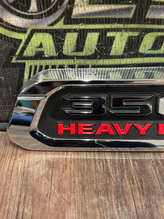 2022 DODGE RAM 3500 HEAVY DUTY RIGHT FENDER EMBLEM BADGE OEM