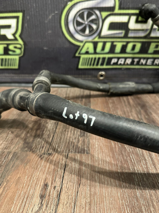 2020 BMW M4 F82 RADIATOR RIGHT COOLANT HOSE OEM 17-12-2-284-691