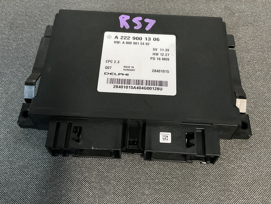 2017 MERCEDES-BENZ C63 AMG DRIVETRAIN CONTROL MODULE OEM 222 900 13 06