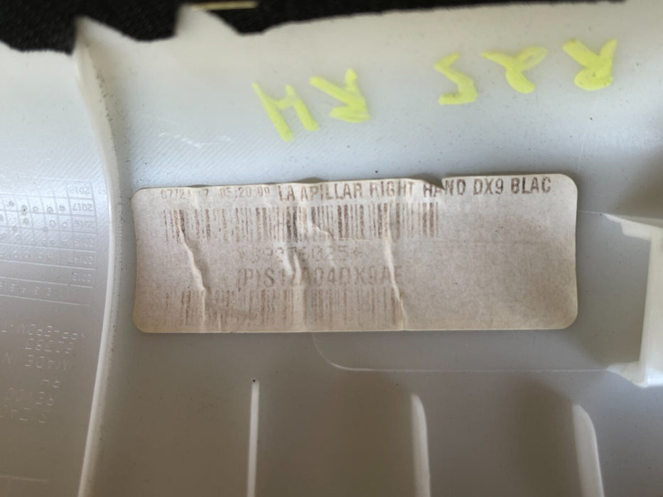 2018 DODGE CHALLENGER HELLCAT INTERIOR A PILLAR TRIM OEM 2015-2021
