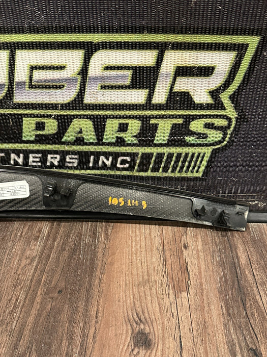 2021 AUDI R8 DASHBOARD LEFT CARBON FIBER TRIM OEM 4S1857212 *HEAT FLAWS 2-3*