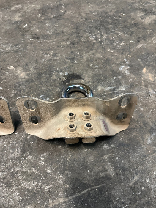 2017 2024 FORD F250 F350 SUPERDUTY FRONT BUMPER LEFT & RIGHT TOW HOOKS OEM