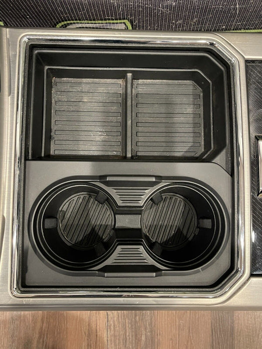 2020-22 FORD F250 F350 PLATINUM CENTER CONSOLE ASSEMBLY OEM *WEARS/READ DESC*