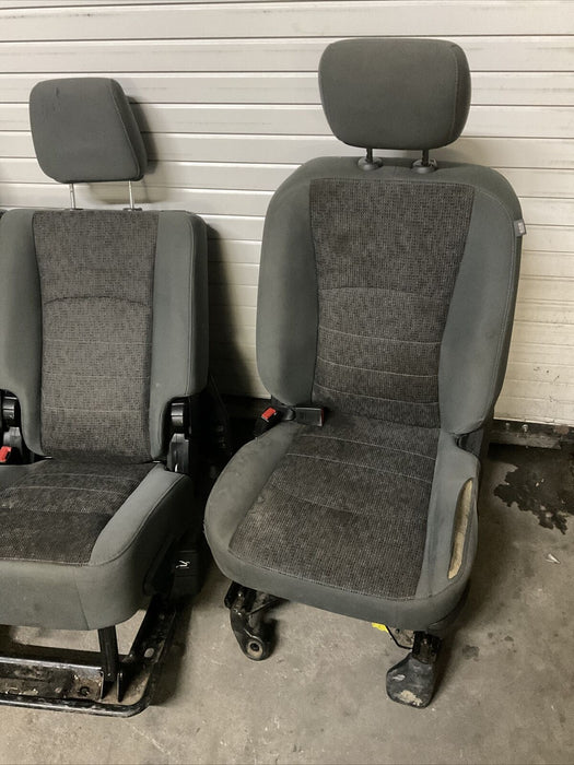 2017 RAM 3500 SLT MEGA CAB  FRONT REAR CLOTH SEATS & DOOR PANEL~COSMETIC DAMAGE~