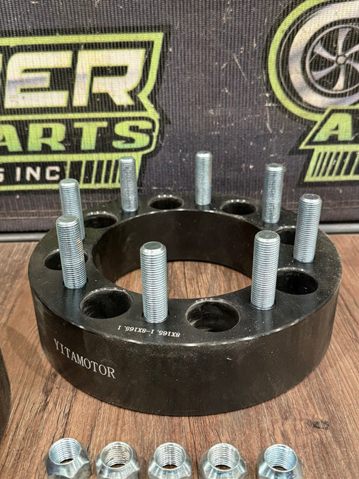 DODGE RAM 2500 3500 WHEEL SPACERS (3) 8X6.5 165.1 2'' INCH