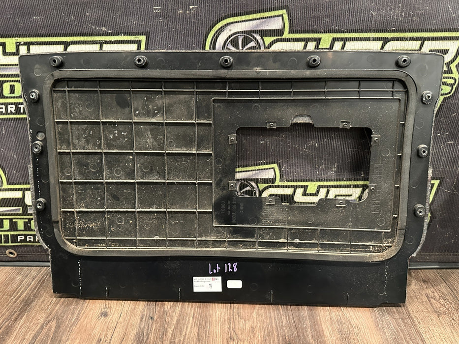 2017 AUDI R8 SPYDER FRONT TRUNK TRIM PANEL OEM 4S0 863 362