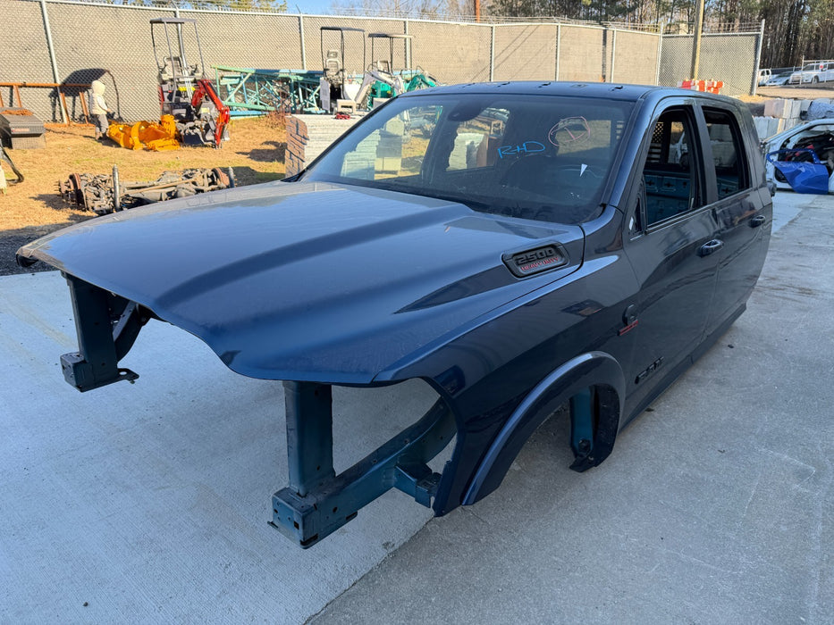 2021 RAM 2500 3500 MEGA CAB SHELL WITH DOORS FENDERS HOOD BLUE