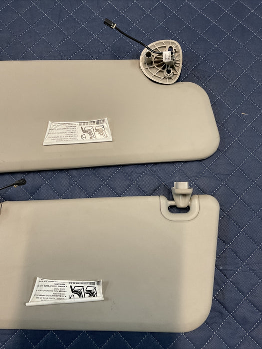2012 DODGE RAM 2500 3500 MEGA CAB LEFT & RIGHT OVERHEAD SUN VISOR SHADE