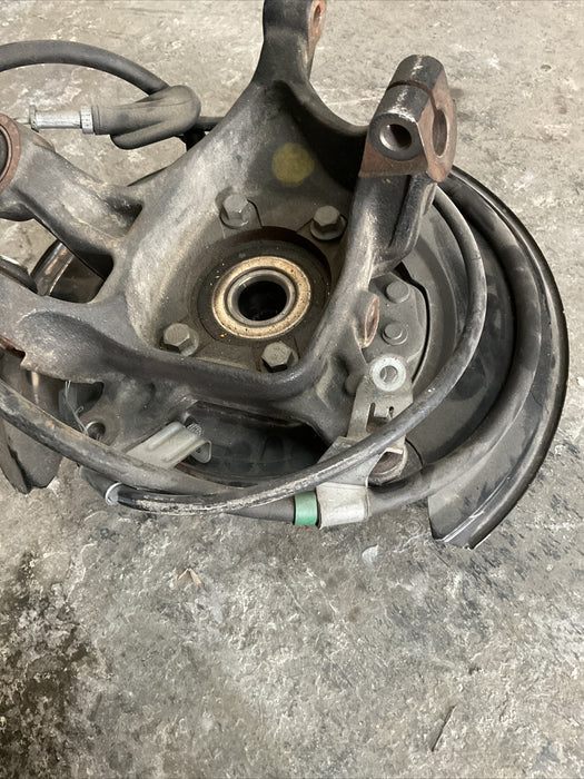 2018 SCION FRS REAR RIGHT KNUCKLE HUB ASSEMBLY E BRAKE LINE OEM