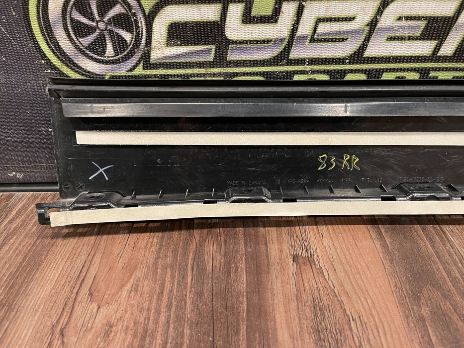 2017-2019 FORD F250 F350 REAR RIGHT GLOSS BLACK B PILLAR DOOR TRIM OEM *SCUFFS*