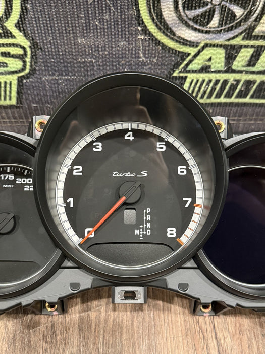 2014 PORSCHE 911 TURBO S 991 INSTRUMENT CLUSTER SPEEDOMETER OEM