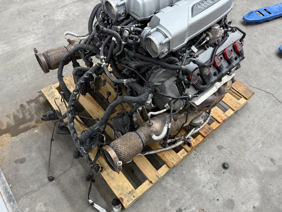 2021 AUDI R8 AWD 5.2L V10 ENGINE MOTOR DROPOUT ASSEMBLY 14,100 MILES