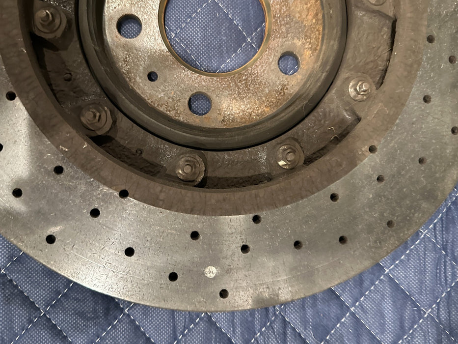 2021 AUDI R8 REAR PASSENGER RIGHT CARBON CERAMIC BRAKE ROTOR OEM 4S0 615 602 A