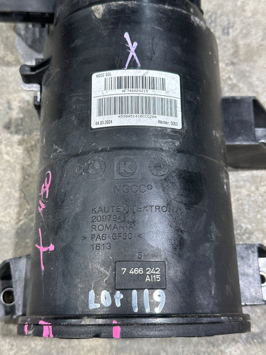 2024 BMW M3 M4 G80 G82 FUEL VAPOR EVAPORATOR CHARCOAL CANISTER OEM 16137466242
