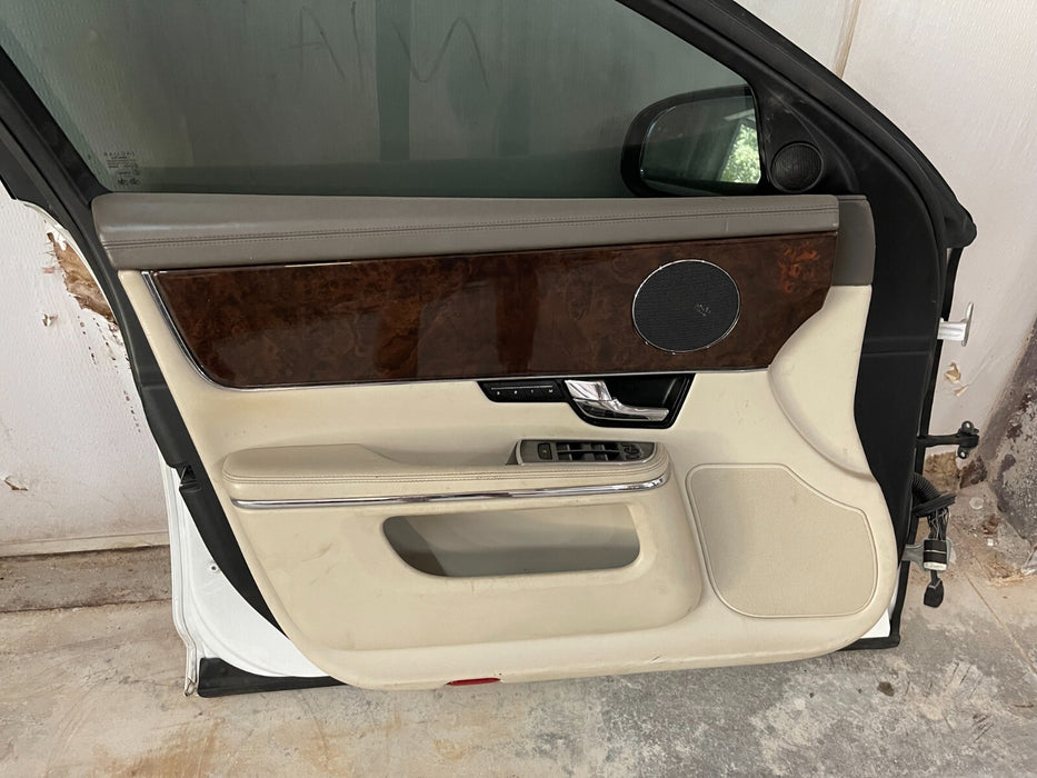 2011 JAGUAR XJ FRONT LEFT DOOR DRIVER WHITE